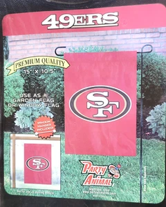 NFL San Francisco 49ers Embroidered Garden Flag, New - Picture 1 of 3