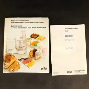 Braun Multipractic Cookbook & Instruction Manual 1981 English French 4259 UK9/11 - Picture 1 of 11