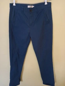 Industrie Blue Cotton Chino Sz 32 Like New W32 L31 - Picture 1 of 9