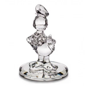 Disneyland Paris Donald Duck glass figure on mirror, by Arribas - Picture 1 of 3