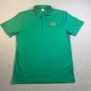 Marshall Thundering Herd Libraries Polo Shirt Womens Large Green Short Sleeve - Picture 1 of 12