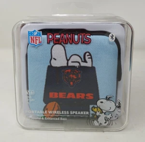 NFL Peanuts Snoopy Chicago Bears Football altoparlante wireless Bluetooth portatile - Foto 1 di 6