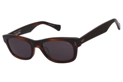 John Varvatos V538 Sunglasses Men's Brown/Black Lenses Fashion Rectangular 52mm - Image 1 of 4