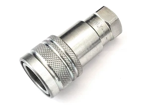 DIN V Hydraulik Schnellkupplung ISO 5675 AG Typ 1/4" BSP Buchse Träger - Bild 1 von 3