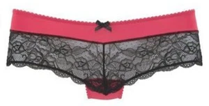 NEU PANTY 'LUISA' ZARTE TÜLLSPITZE 40/42 44/46 VIVANCE pinkrot schwarz *50674903 - Bild 1 von 4