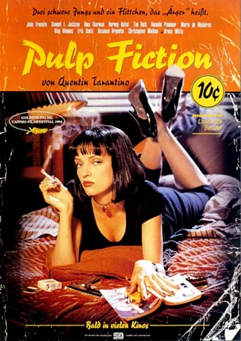 PULP FICTION - Orig.KinoPlakat A1 Filmposter - Teasermotiv extrem RAR - gerollt - Bild 1 von 1
