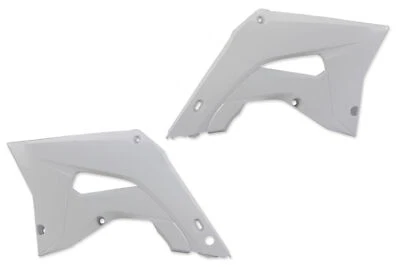 Polisport White Restyled Radiator Shroud Set 02-07 CR125, CR250 Foto 1 de 2