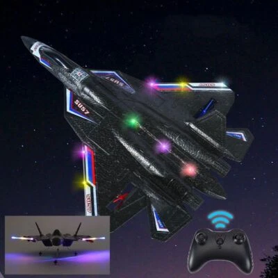 RC Flugzeug Ferngesteuertes SU57 Jet Kämpfer Wasserdicht Modellbau 2.4G 2CH RTF - Bild 1 von 4