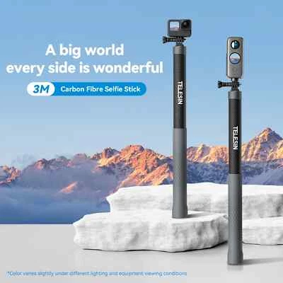 360° Waterproof Selfie Stick Monopod for GoPro Max13 12 11 10 9 8 Insta360 X3 GO - Image 1 of 4