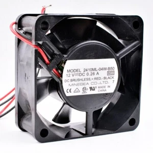 for NMB 2410ML-04W-B50 6cm 6025 60x60x25mm DC12V 0.26A CPU power cooling fan - Picture 1 of 3