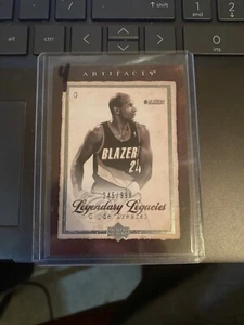 2007-08 Upper Deck Artifacts /999 Clyde Drexler #161 HOF Portland Trai Blazers - Picture 1 of 2
