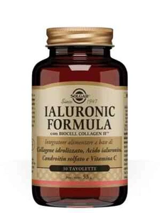 SOLGAR IALURONIC FORMULA 30 Tavolette Collagene Acido ialuronico Vitamina C - Foto 1 di 1