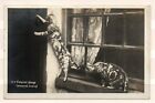 PPC G P Abraham, cat climbing curtains. 1921 Postally used. (AL1196)