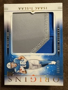 ISAAC TESLAA 2025 PANINI ORIGINS RC ROOKIE 008/199 JUMBO PATCH DETROIT LIONS - Bild 1 von 2