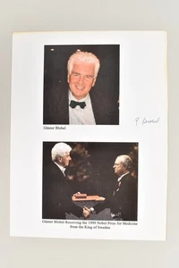 Günter Blobel - Nobelpreis Medizin 1999 - original Autogramm - ca. Din A4cm - Fo - Picture 1 of 1