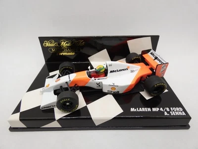 Mclaren MP4/8 Ford Ayrton Senna #8 1993 1/43 Minichamps F1 Formula 1 In Box - Image 1 of 3