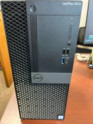 Dell OptiPlex 5070 MT i7-9700 16GB RAM 256GB NVMe SSD 500GB HDD Windows 11 Pro Foto 1 de 4