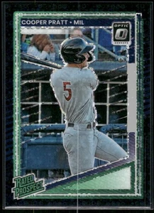 2025 Donruss OPTIC BLACK CIRCLE PRIZM Cooper Pratt #114 BREWERS - Bild 1 von 2