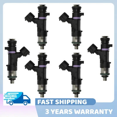 6 件套燃油喷射器适用于日产 Titan 5.6L V8 2004 2005 2006 2007 2008 - 2015 — 第 1/4 张图片