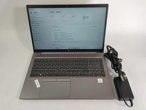 HP Zbook FireFly 15 G7 Core i7-10610U 1.80 GHz 16 GB 512 GB NVMe Windows 11 Pro - Picture 1 of 8