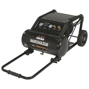 NorthStar 5-Gallon Electric Air Compressor Cart, 2 HP, 120 Volts, 225 PSI - Picture 1 of 16