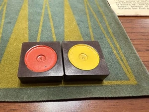 Rottgames Square Bakelit Backgammon Dame und Filzbrett - Bild 1 von 6