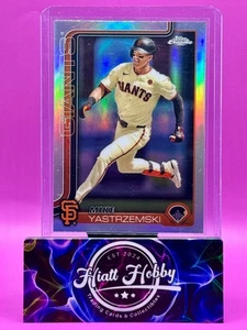 2025 Topps Chrome - Mike Yastrzemski #40 - Refractor - Picture 1 of 2