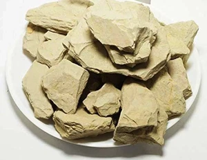 Multani Mitti Clay Whole Fullers Earth 100% Pure Natural Premium Cosmetic Grade - Picture 1 of 3