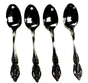 Oneida Renoir Pembrooke Set of 4 Teaspoons USA Stainless Flatware - Picture 1 of 2
