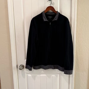 Alfani Large Black Gray Pullover Sweater - Picture 1 of 8