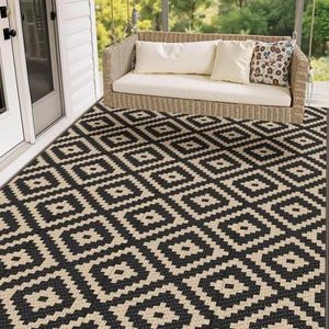 Waterproof Outdoor Rug 5x8 Ft Outdoor Plastic Straw Rug Reversible Patio Rug ... - Picture 1 of 7