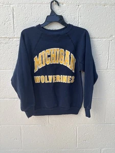 VTG Discus Athletic University Of Michigan Logo Crewneck Sweatshirt Small - Picture 1 of 6