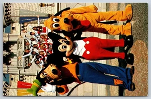 Cartolina Orlando, FL - Personaggi Disney Ingresso Parco Disney World Pippo Pluto - Foto 1 di 2