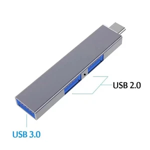 3 w 1 Expansion Dock Hub USB 3.0 / Typ-C 3.0 do 3 USB Multi Port HUB OTG Adapter - Zdjęcie 1 z 18