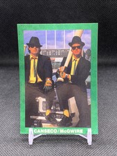 1990 Broder Green Border #NNO Jose Canseco Mark McGwire Bash Blues Bros CW570