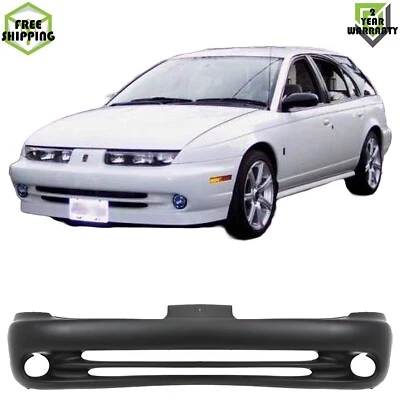 Front Bumper Cover Primed Plastic For 96-99 Saturn SL2 SW2 Foto 1 de 4