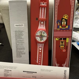 SWATCH SHAREHOLDER SPECIAL 2022 SO32R100 NEVER SOLD IN STORES SHIPS FROM FL ,USA - Picture 1 of 9