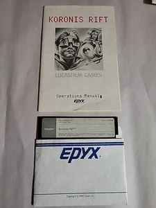 Koronis Rift Tandy Color Computer 3 Disk EPYX Computer Software Lucas Film 1985 - Picture 1 of 6