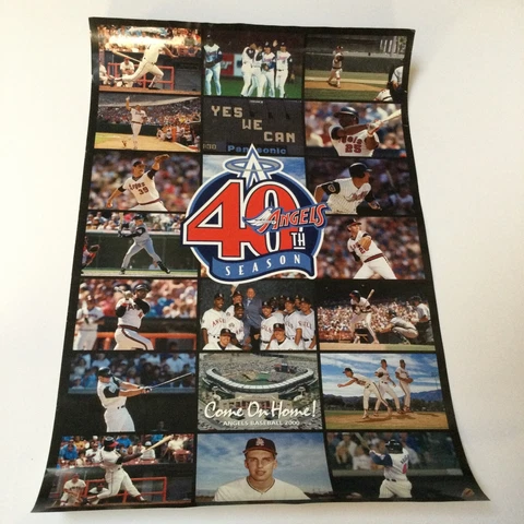 Los Angeles Angels 40th Season Poster 2000 Mike Trout Cover
