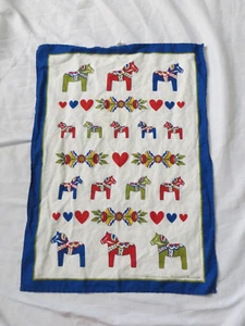 Skandinavisk Hemslojd Scandanavian Dala Horse Tea Kitchen Towel Anna Linderholm - Bild 1 von 9