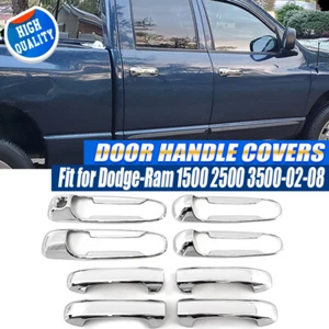 Cubierta de manija de puerta 8 piezas para Dodge RAM 1500 2500 3500/0409 200208 Dodge Durango - Imagen 1 de 13