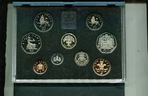 1992 GREAT BRITAIN 9 COIN PROOF SET ORGINAL BOX 297T - Picture 1 of 1