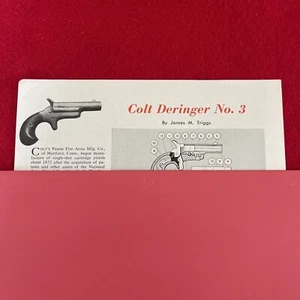 Colt Deringer No. 1961 vintage Esquema de diagrama de anuncio impreso de 3 - Imagen 1 de 7