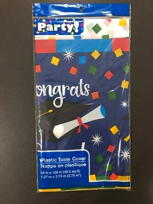 Party! Plastic Table Cover - Image 1 of 3
