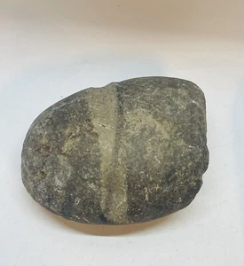 Indianer Steinhammer großer gerillter Stein 4 Pfund 10 Unzen - Bild 1 von 6