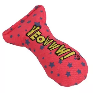 1 Yeow Interactive Small Cat Kitten Stinkie Stars Fish With Catnip Toy Play Gift - Picture 1 of 6
