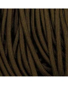 550 Paracord Acid marrón oscuro 25 ft HECHO EN EE. UU. y envío el mismo día - Imagen 1 de 1