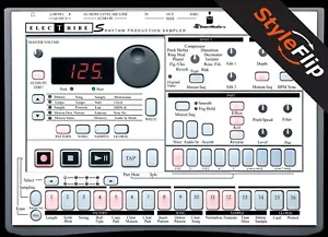Korg Electribe -1 pelle | colore bianco | decalcomania protettiva | pelli StyleFlip - Foto 1 di 1