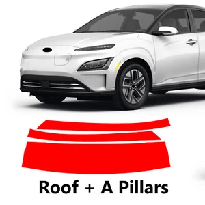 Roof+A Pillars PreCut Paint Protection Film For HYUNDAI KONA LIMITED 2018-2023 - Picture 1 of 6
