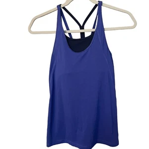 Champion C9 Women's Tank Top Shirt Built In Bra Blue XS Athletic Gym Racerback - Picture 1 of 6